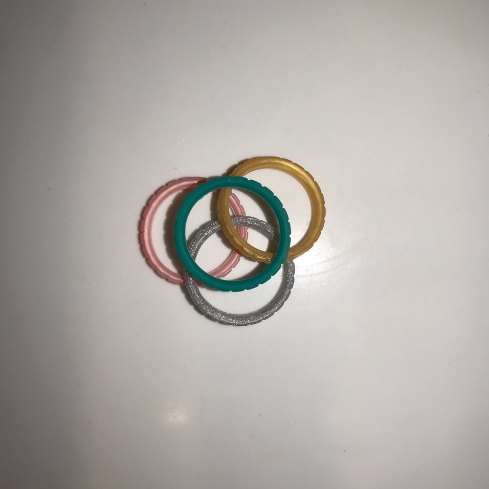 4 for $6 Silicone Rings